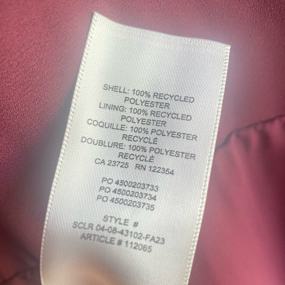 New Aritzia Wilfred Parlour Chiffon fit-and-flare maxi dress - Picture 13 of 15